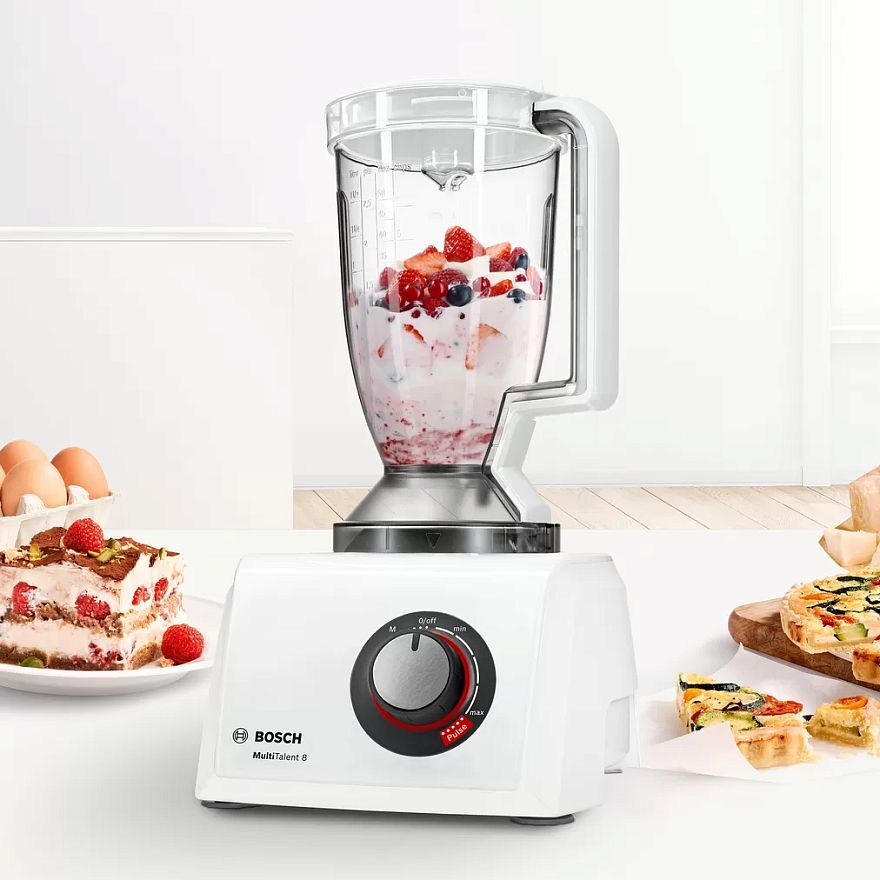 Кухонный комбайн Bosch MultiTalent 8 MC812W620, 1100 Вт, белый
