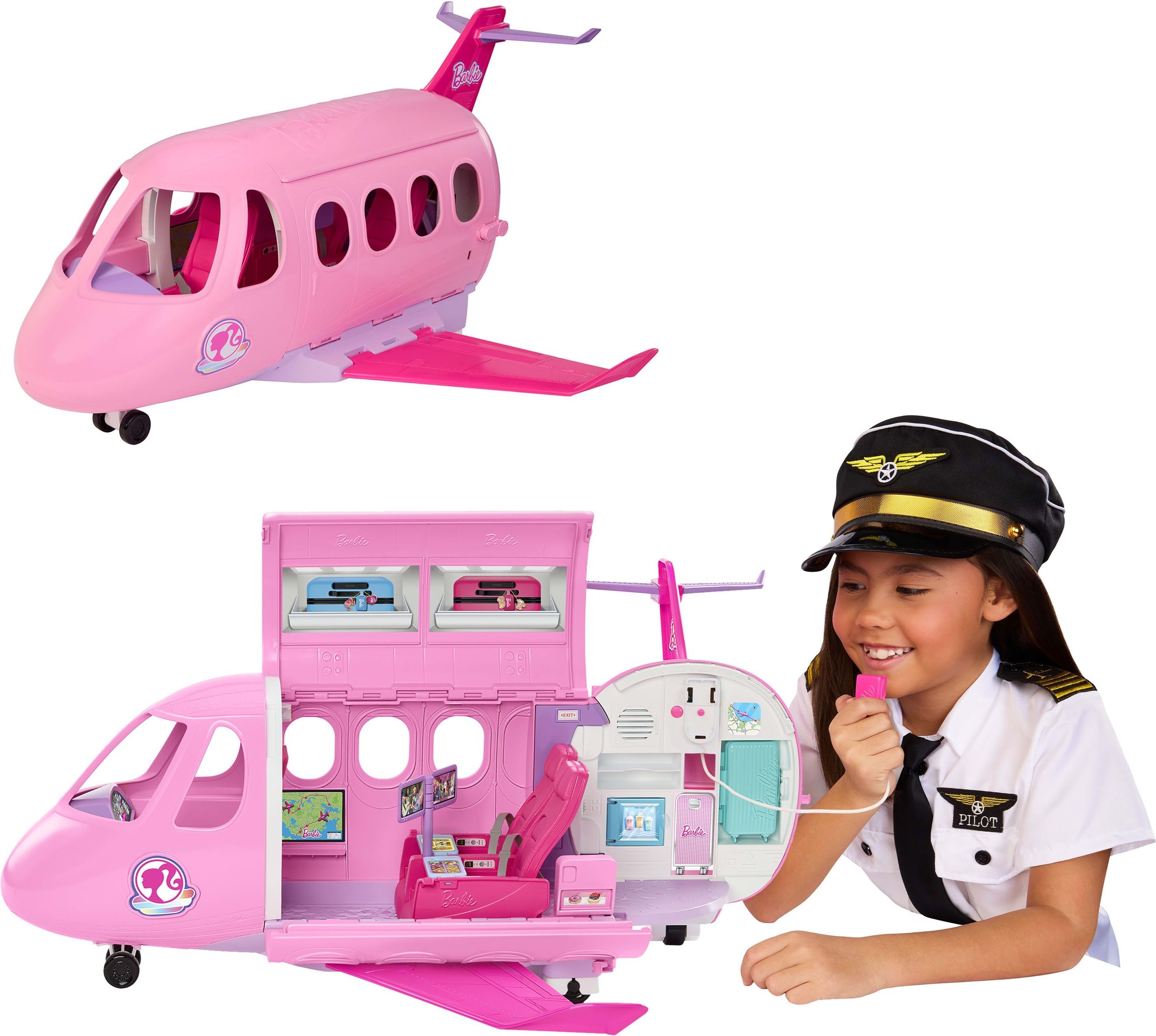 Игровой набор Barbie Dreamtopia Самолет с куклой