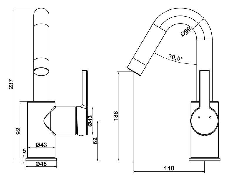 Смеситель для умывальника Hansgrohe Zesis S 74740670 черный