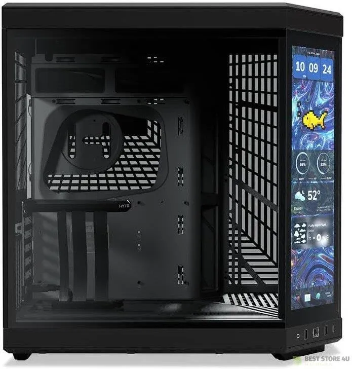 Компьютерный корпус HYTE Y70 Touch Infinite Midi Tower Black (CS-HYTE-Y70TTI-BB)