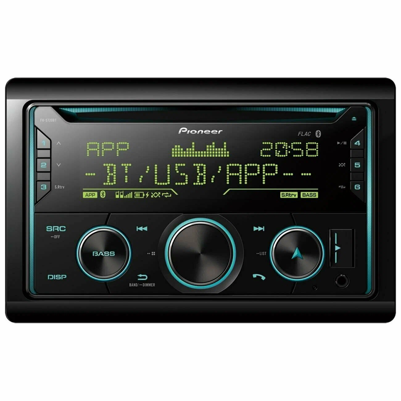 Автомобильный CD-ресивер 2 DIN PIONEER FH-S720BT