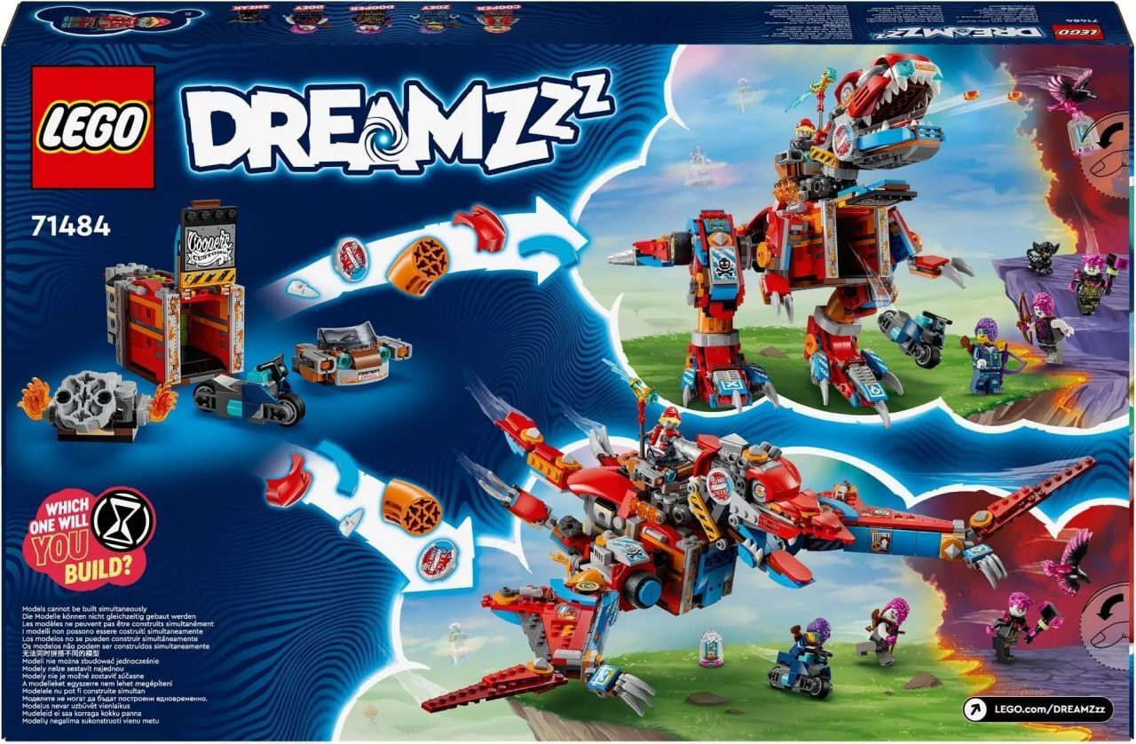 Конструктор LEGO DREAMZzz - Диноробот Купера C-Rex - Лего 71484
