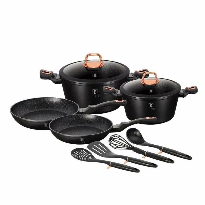 Набор посуды Berlinger Haus Black Rose BH-6149 10 пр.