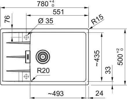 Кухонная раковина Franke Centro CNG 611-78 XL 114.0716.325, сланцевый серый