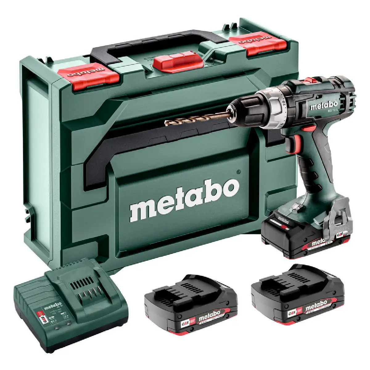 Аккумуляторная дрель-шуруповерт Metabo BS 18 L 602321540 с АКБ и ЗУ