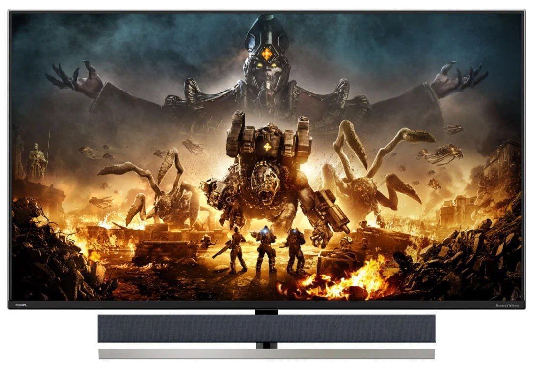 55" Монитор Philips 559M1RYV, 3840x2160, 144 Гц, *VA, черный