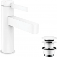Смеситель для раковины Hansgrohe Finoris 100, белый матовый 76010700