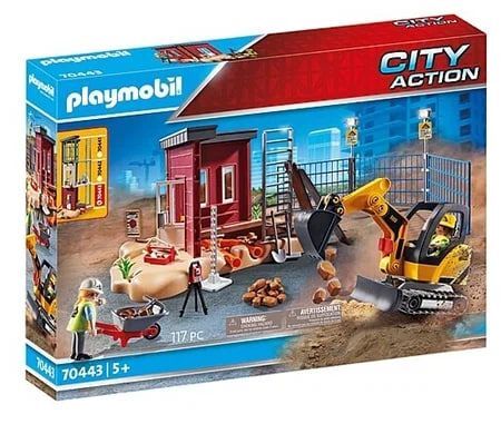 Playmobil City Action 70443 Мини-экскаватор, 117 дет.
