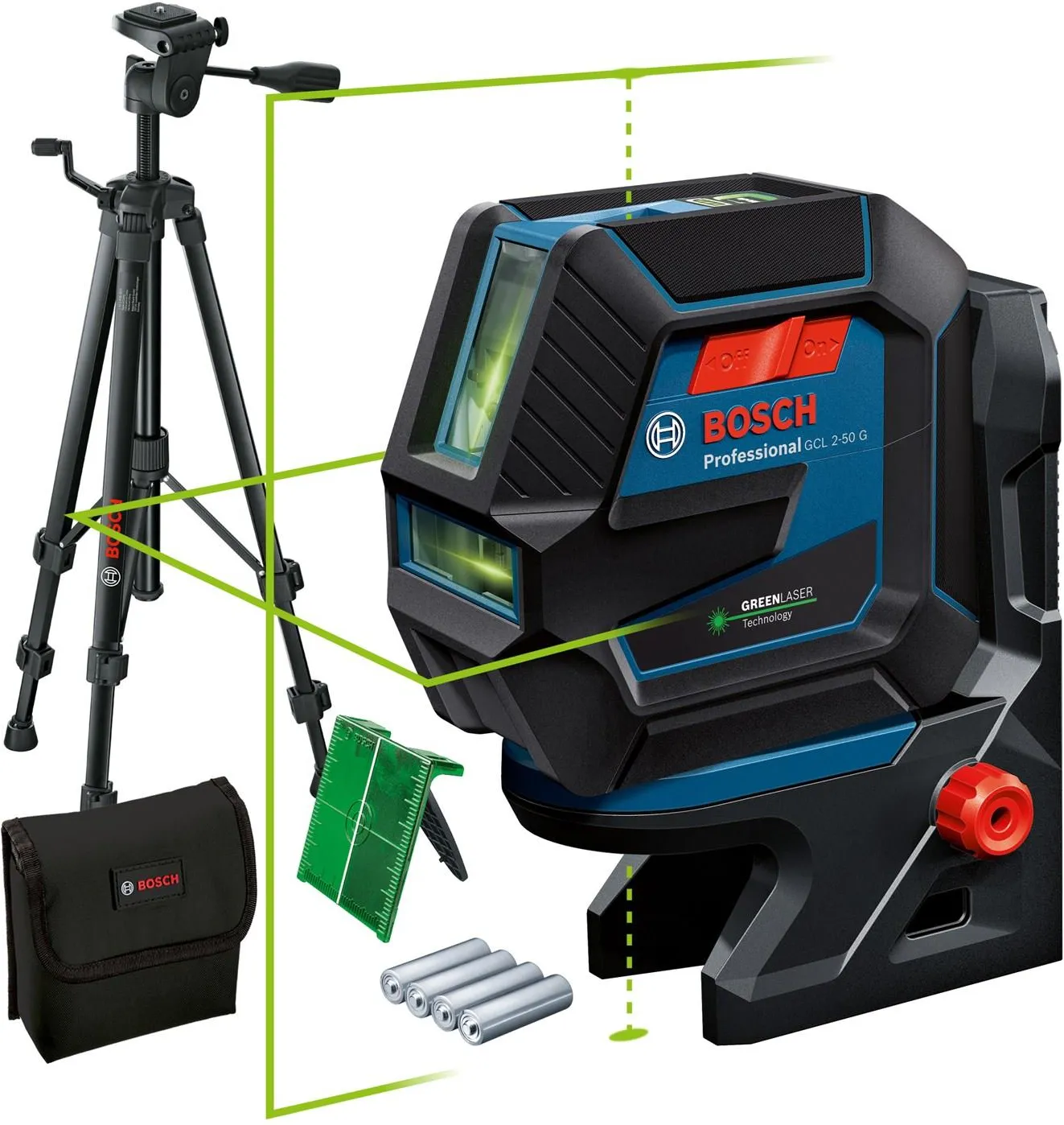 Лазерный уровень Bosch GCL 2-50 G Professional 0601066M01