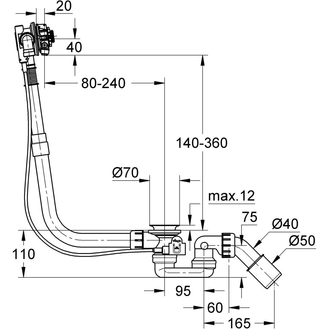 Набор сливной Grohe Talentofill 28990000