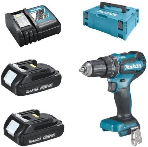 Ударная дрель Makita DHP485RAJ 18V с АКБ 2x2,0 Ah и ЗУ