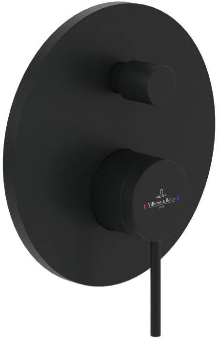 Смеситель для ванны и душа Villeroy & Boch Loop & Friends матовый черный TVS106353113K5