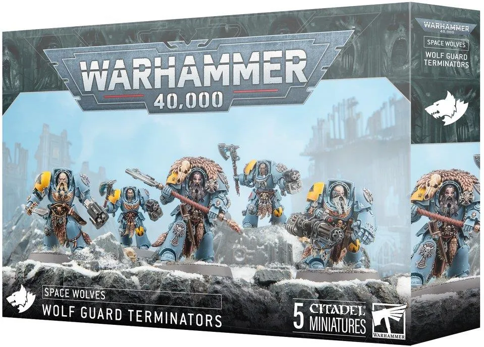 Набор Games Workshop Warhammer 40K Space Wolves Wolf Guard Terminators