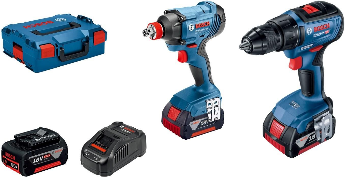 Набор электроинструментов Bosch GDX 180-LI и GSR 18V-50 06019G5227