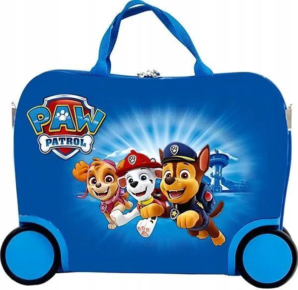 Чемодан-каталка trunki, ручная кладь, 46х31х21 см, 18 л, 1.7 кг, Щенячий патруль