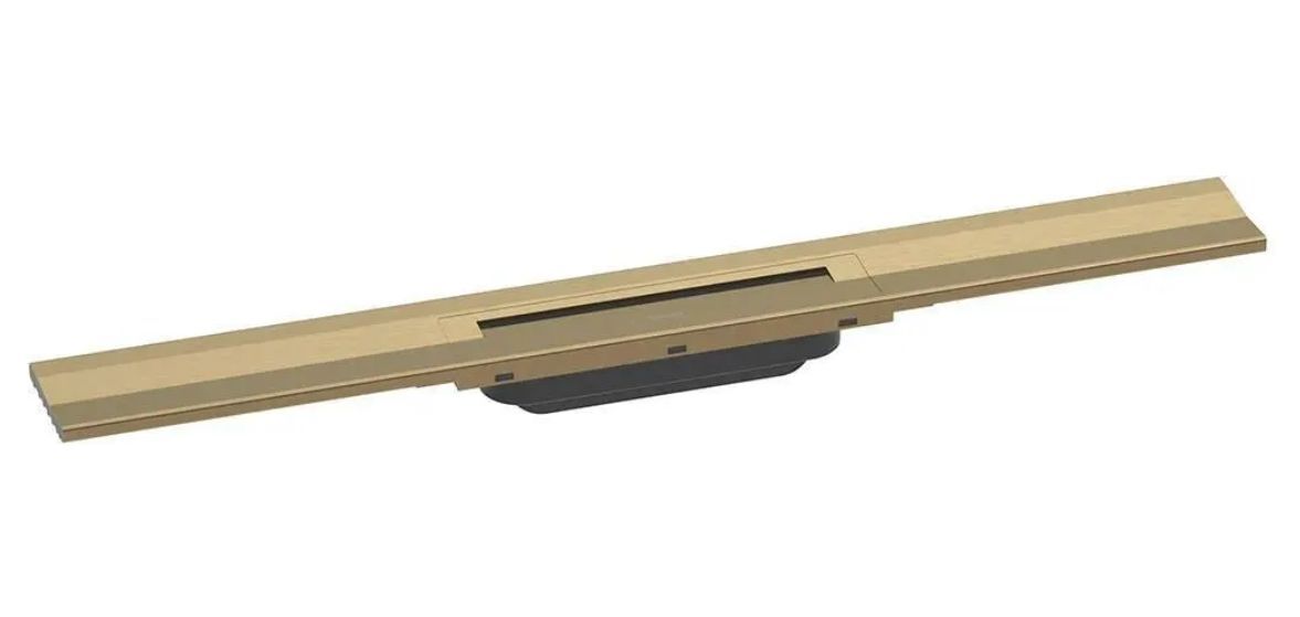 Слив HANSGROHE RainDrain Flex Outlet 70 см для настенного монтажа, матовая бронза 56050140