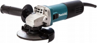 Угловая шлифовальная машина Makita 9558HNRG 840 Вт, защитный кожух и боковая рукоятка