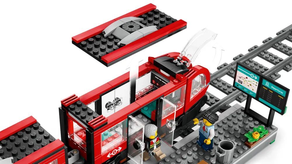 Лего City серия, LEGO 60423 Трамвай и станция метро в центре города
