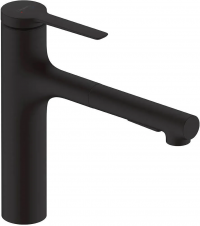 Смеситель Hansgrohe Zesis M33 2jet Sbox черный матовый 74823670