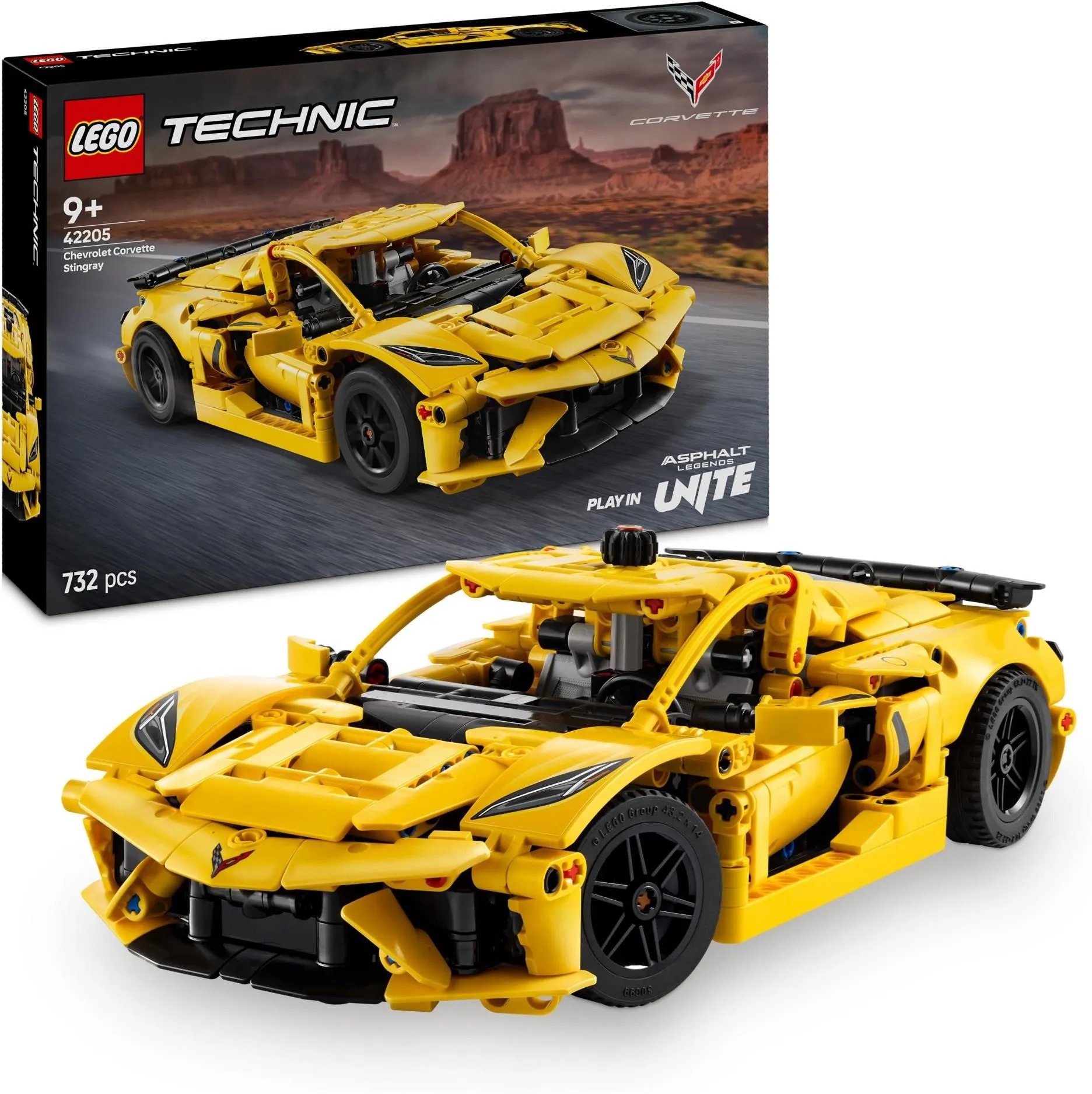 Конструктор LEGO Technic 42205 Chevrolet Corvette Stingray