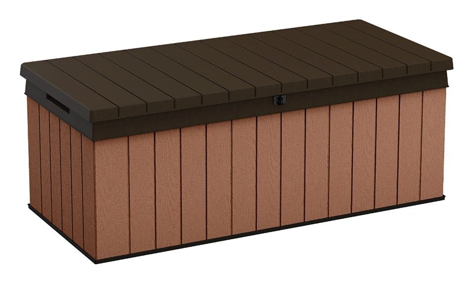 Садовый ящик Keter Darwin 380L, 142,5 x 65,3 x 54,5 см, коричневый (17211691)