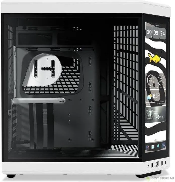Компьютерный корпус HYTE Y70 Touch Infinite Midi Tower White/Black (CS-HYTE-Y70TTI-WB)