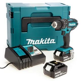 Ударная дрель Makita DDF482RTJ 18V с АКБ 2x3,0 Ah и ЗУ