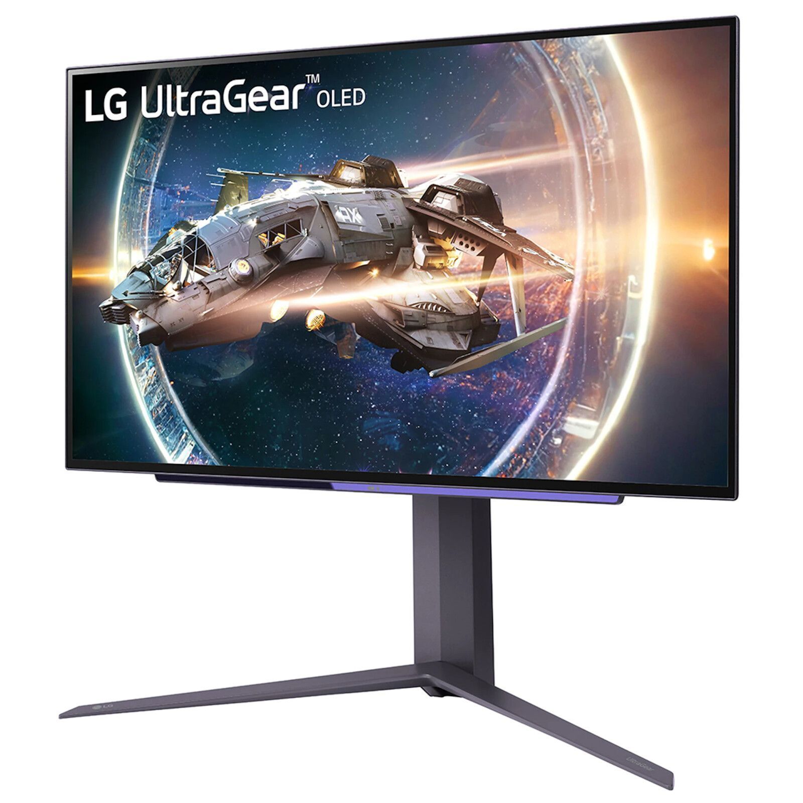 26.5" Монитор LG 27GR95QE, 2560x1440, 240 Гц, OLED, Фиолетовый серый