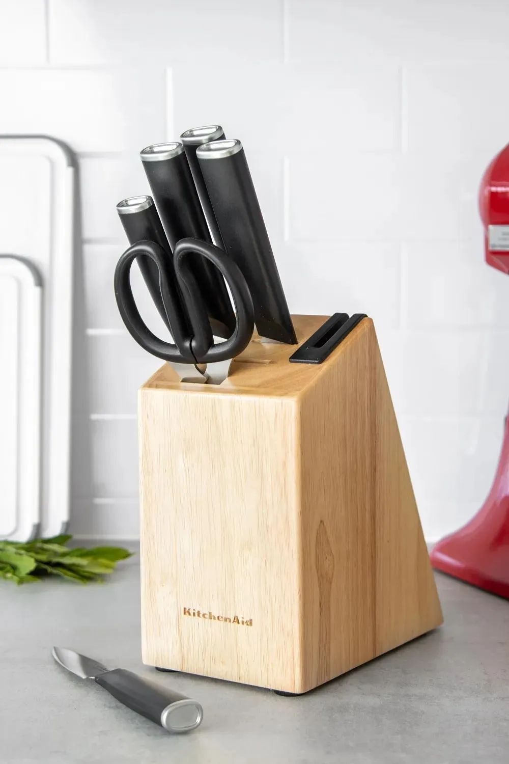 Набор из 5 ножей в блоке KitchenAid Classic KE6PSTANOBG