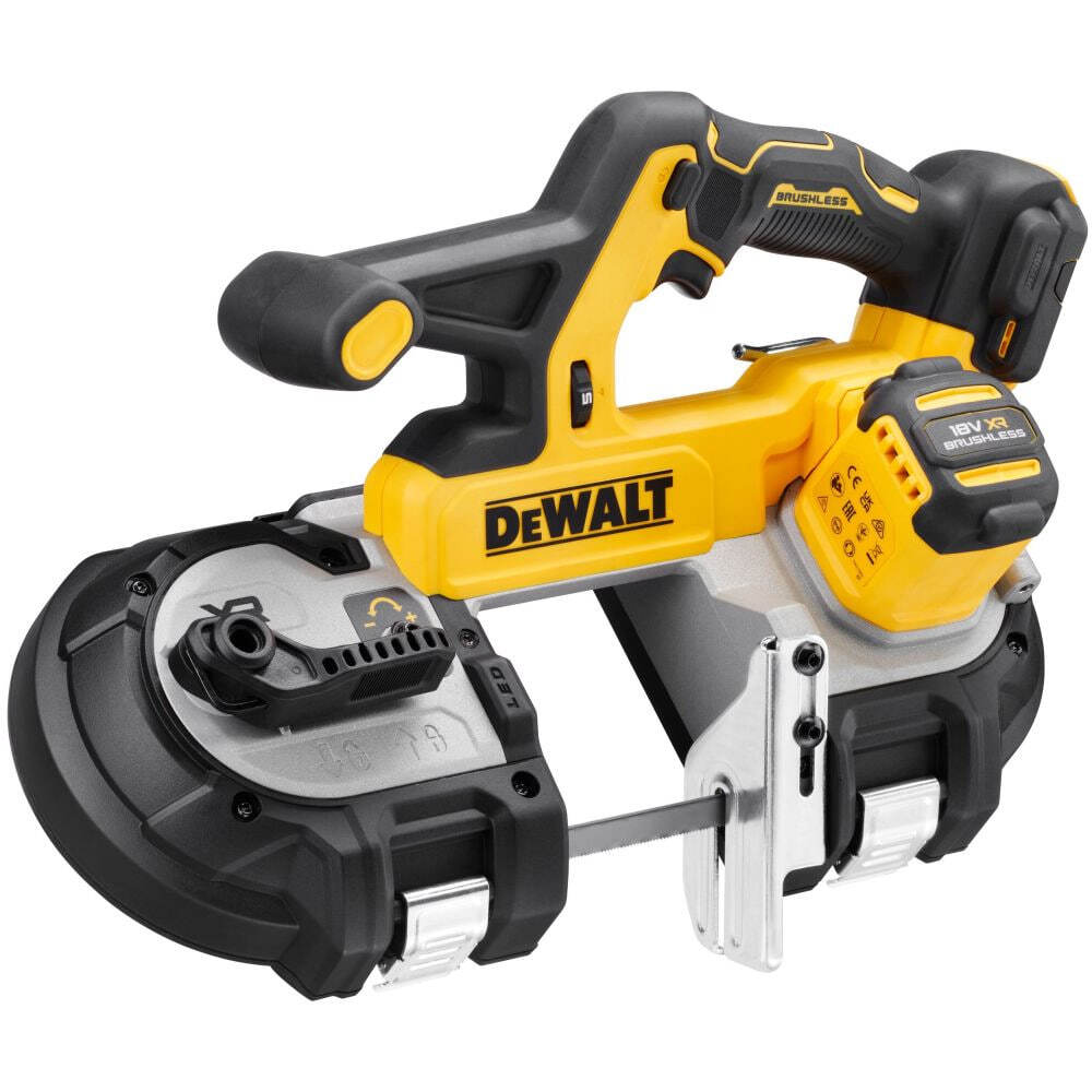 Аккумуляторная ленточная пила DeWalt DCS378N 18V, без АКБ и ЗУ
