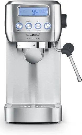 Кофеварка Caso Espresso Gourmet Crema, серебристый