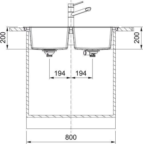 Кухонная раковина Franke Sirius S2D 620-35-35 143.0618.688, оникс