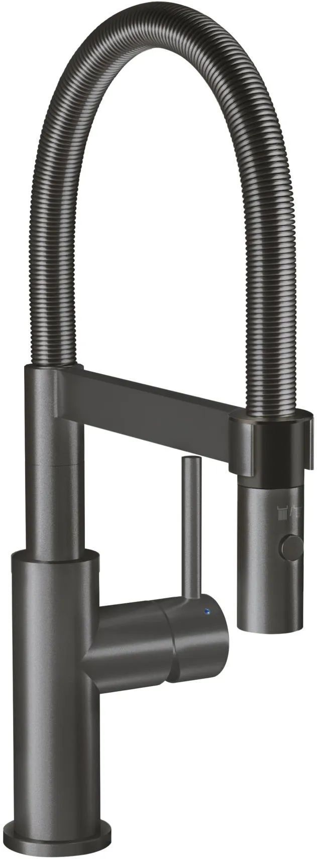 Однорычажный смеситель для кухни Villeroy & Boch Steel Expert Compact Anthracite (92730005)