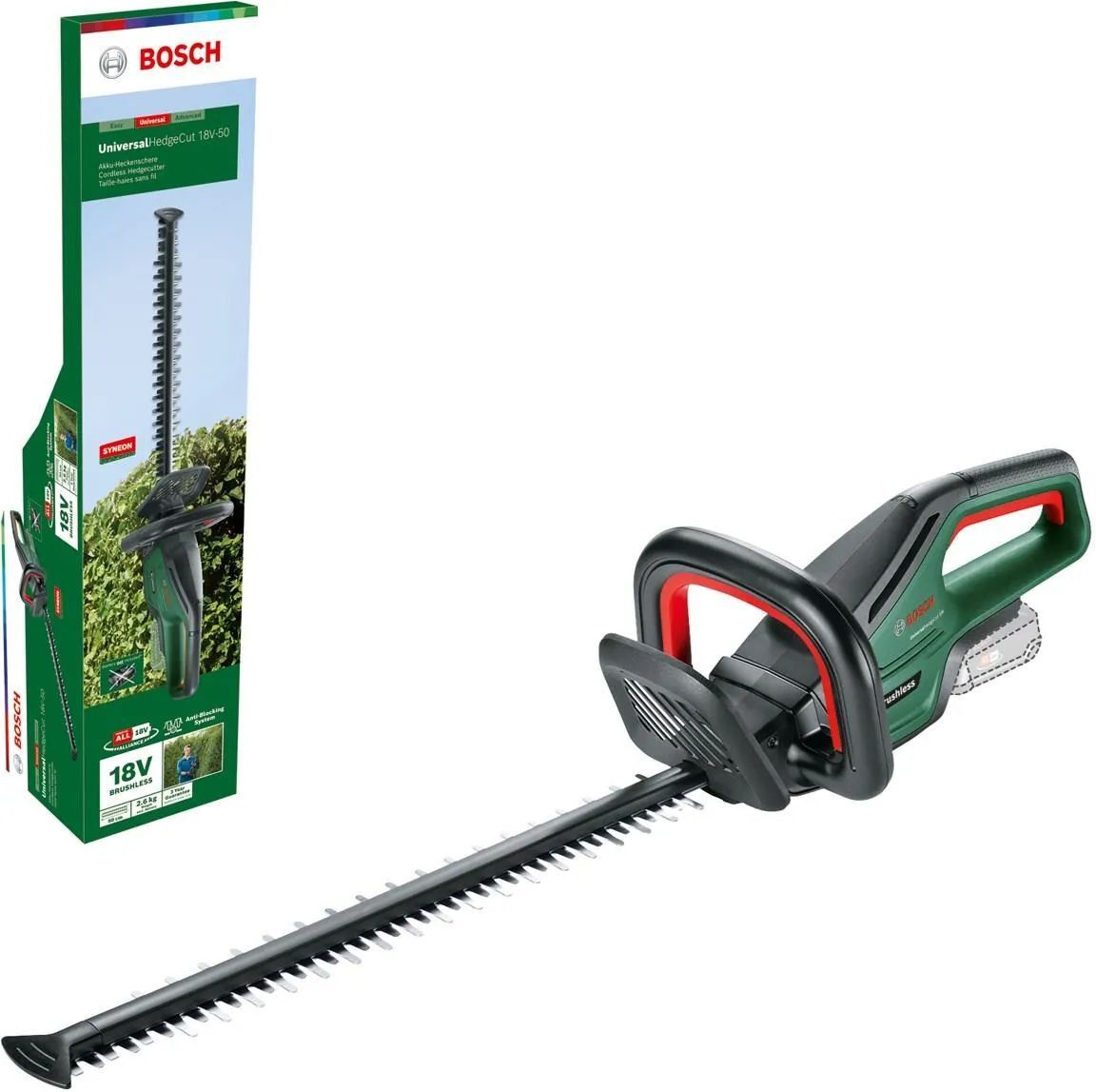 Аккумуляторные ножницы для живой изгороди Bosch UniversalHedgeCut 18V-50 (0600849K00)