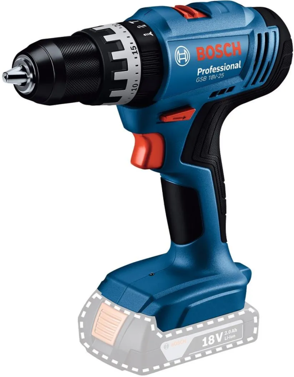 Дрель-ударная аккумуляторная Bosch GSB 18V-25 Professional 06019K9300