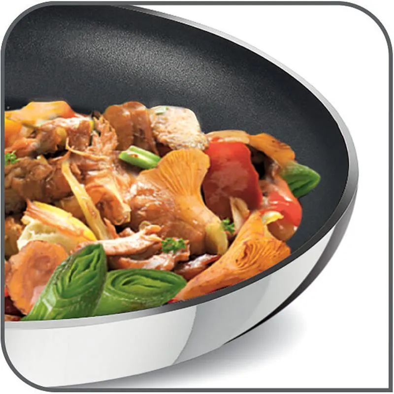 Сковорода из нержавеющей стали Tefal INTUITION 2 шт. B817S255