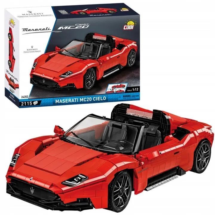 Конструктор пластиковый Cobi Maserati MC20 Cielo - Мазерати - 2115эл. - Коби 24352