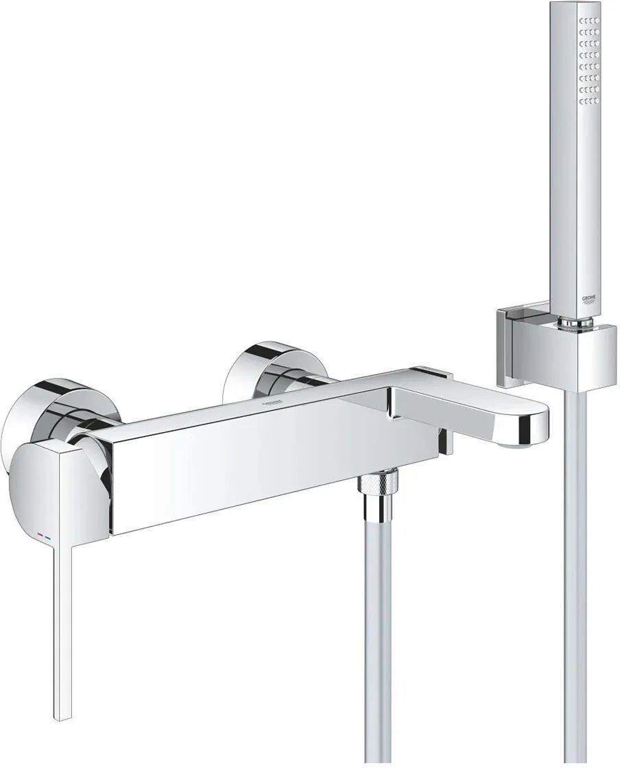 Однорычажный настенный смеситель для ванны Grohe Plus 33547003 Хром