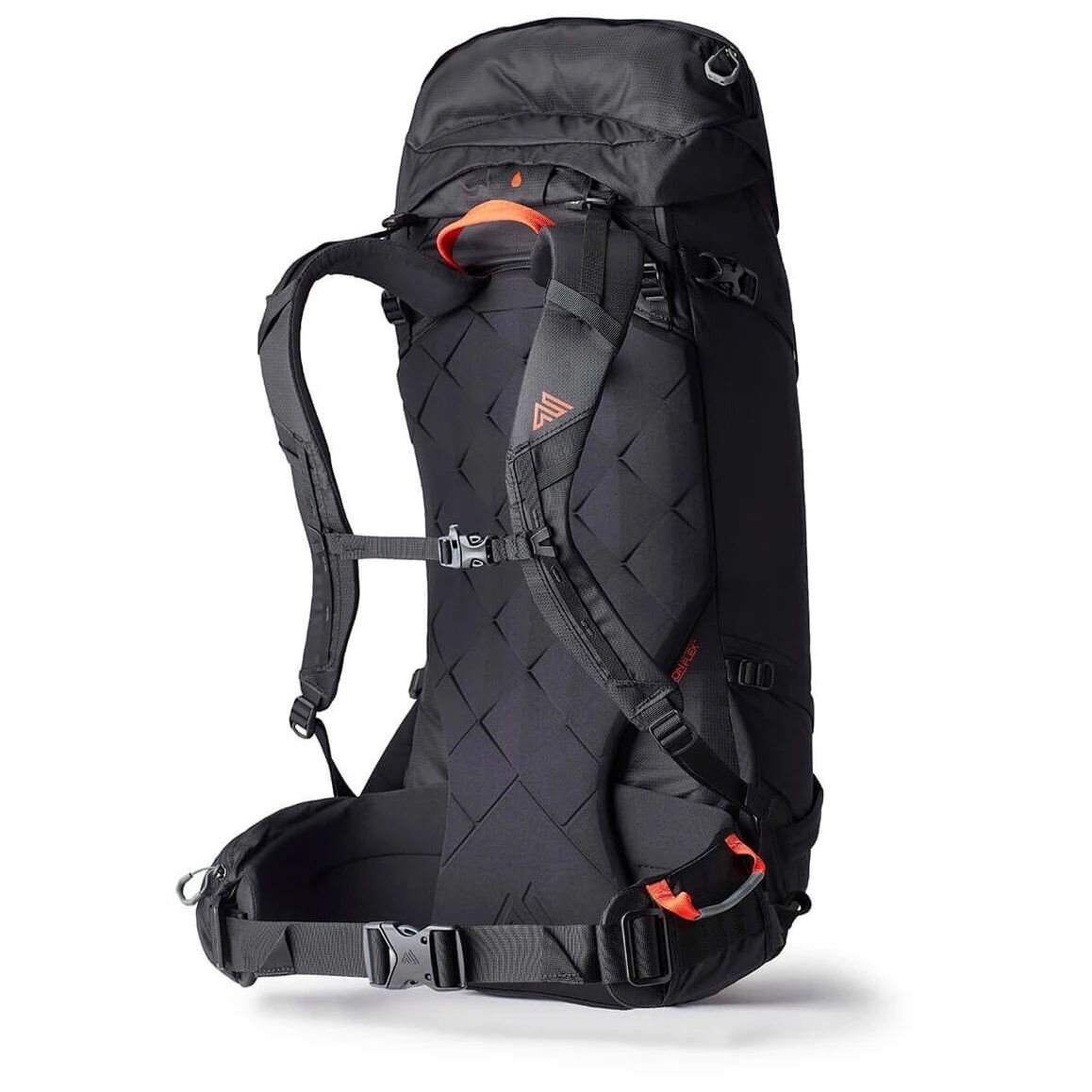 Рюкзак Gregory Alpinisto 35 Lava Black, чёрный, красный