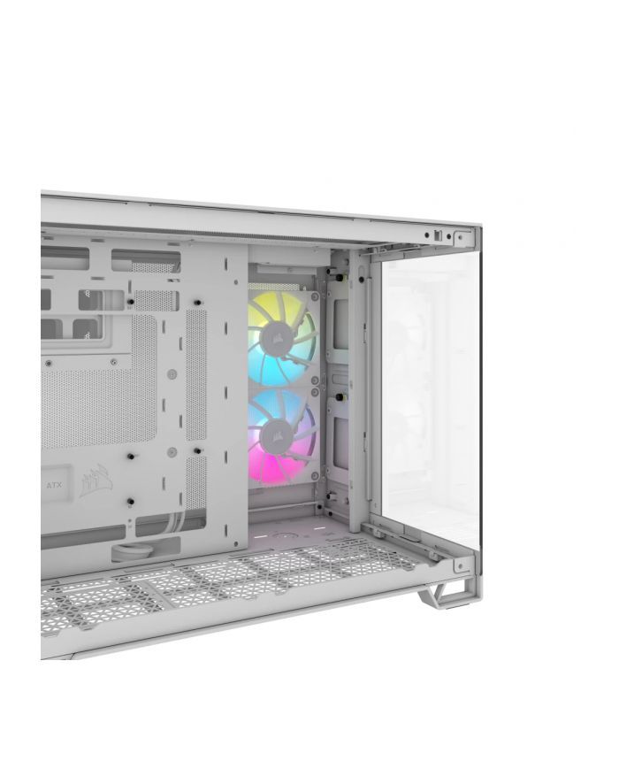 Корпус Corsair Case Icue 2500X Rgb Midi Tg Белый (CC9011268WW)