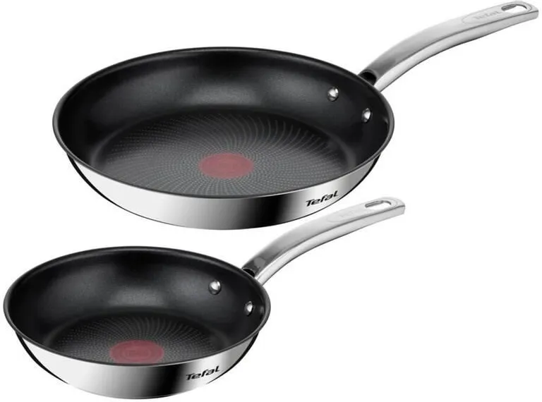 Сковорода из нержавеющей стали Tefal INTUITION 2 шт. B817S255