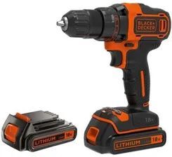 Дрель-шуруповёрт аккумуляторный Black&Decker BDCDD186KB-QW 21.5 Ah/18 V с ЗУ