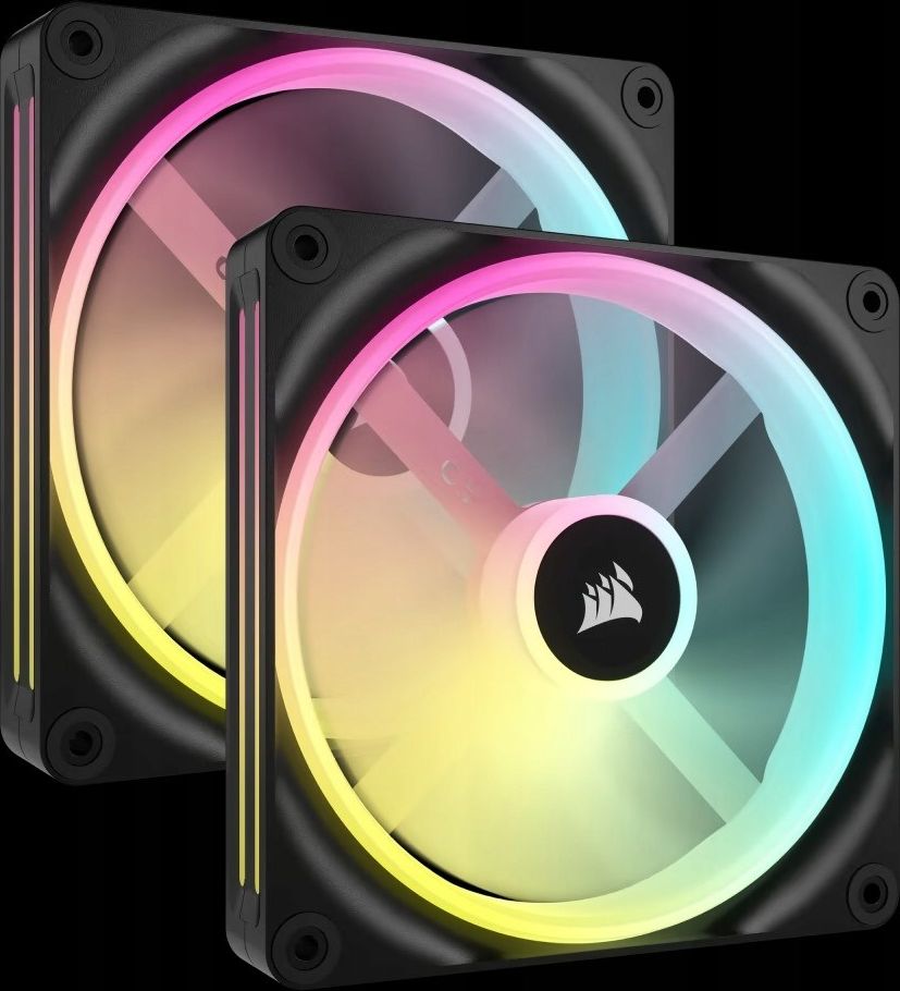 Вентилятор для корпуса Corsair iCUE LINK QX140 PWM RGB CO9051004WW, 2шт
