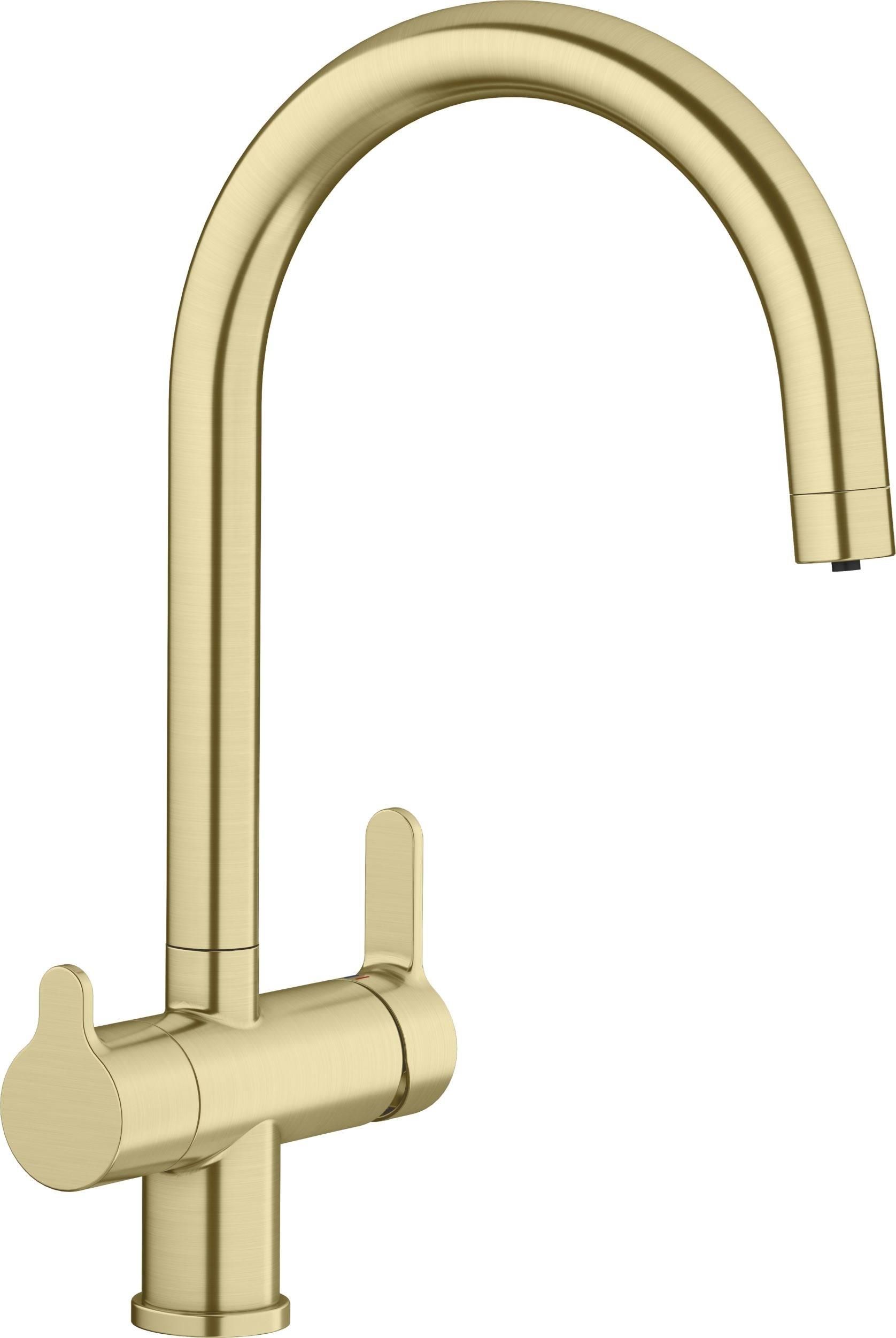 Кухонный смеситель Blanco Trima 526695, сатинированное золото