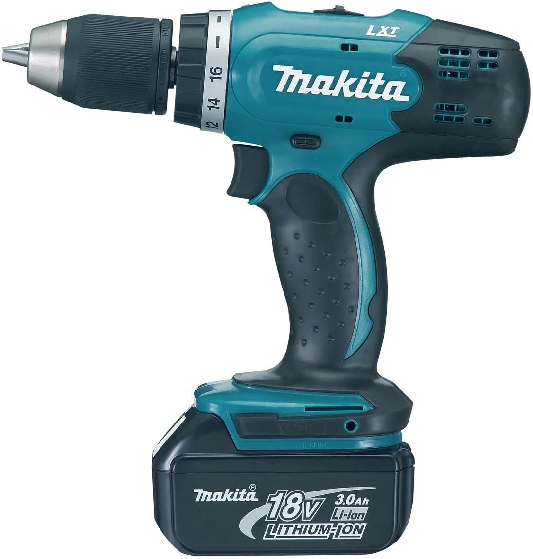 Ударная дрель Makita DDF453RFE 18V LXT с АКБ 2x3,0 Ah и ЗУ