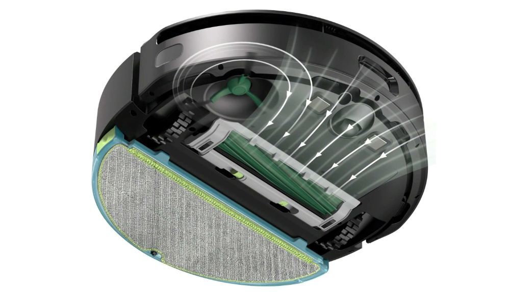 Робот-пылесос iRobot Roomba 205 DustCompactor Combo L121040, чёрный