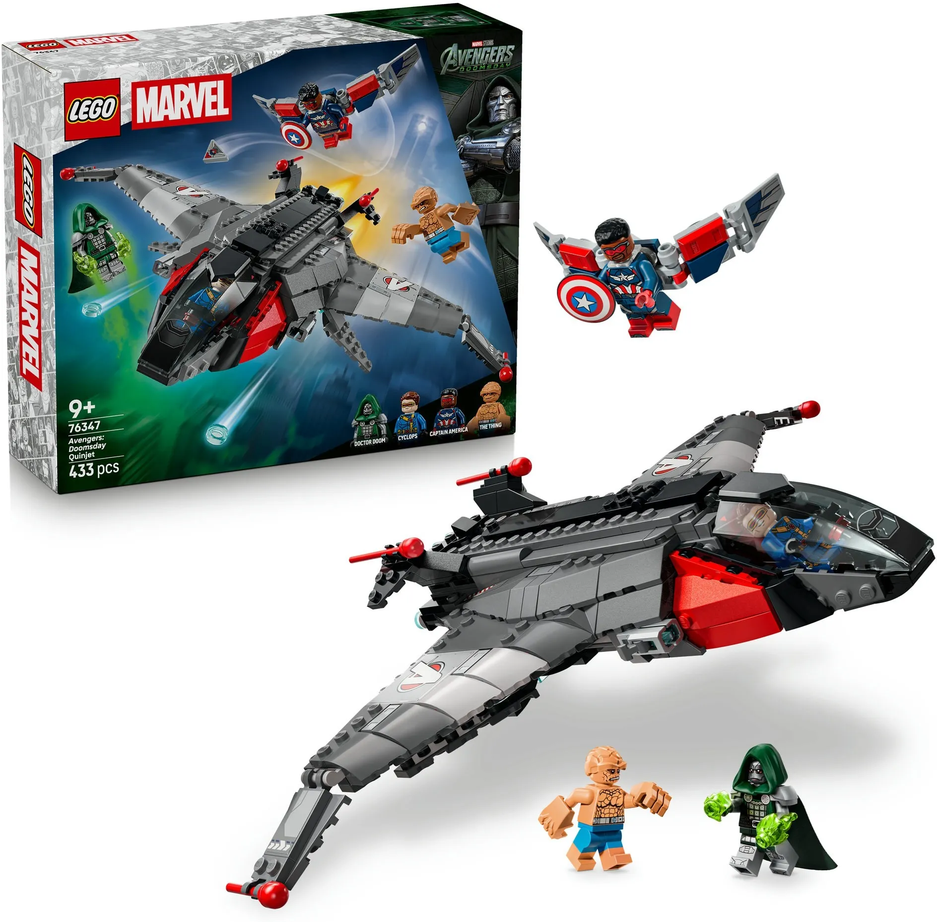 Конструктор LEGO Marvel Мстители: Квинджет Думсдея 76347