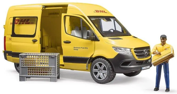 Игрушка Bruder Mercedes-Benz Sprinter DHL с фигуркой курьера (02671)