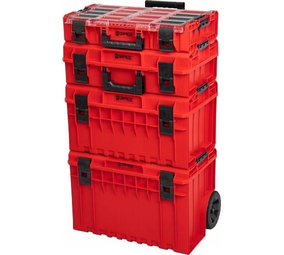 Набор ящиков Qbrick System ONE Red Ultra HD 4-в-1, красный