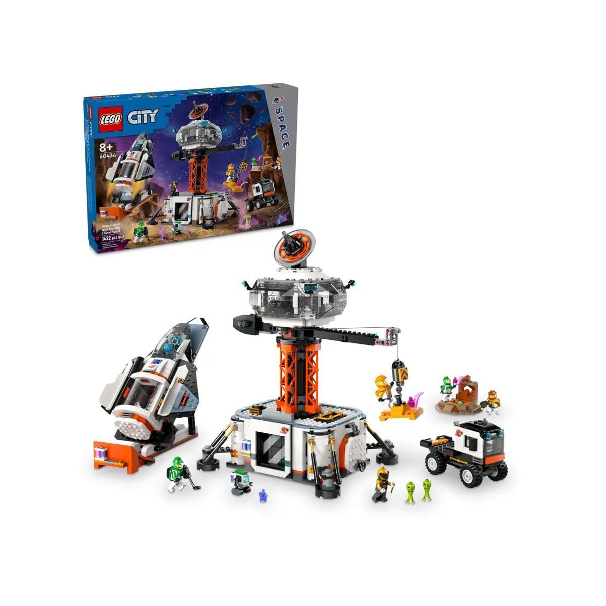 LEGO City 60434 Космическая станция и стартовая площадка для ракет